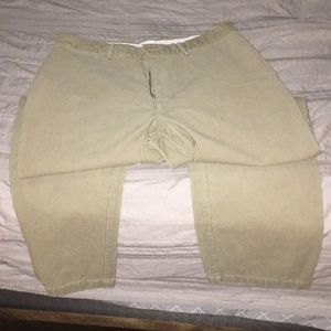 Men's corduroy khaki pants
